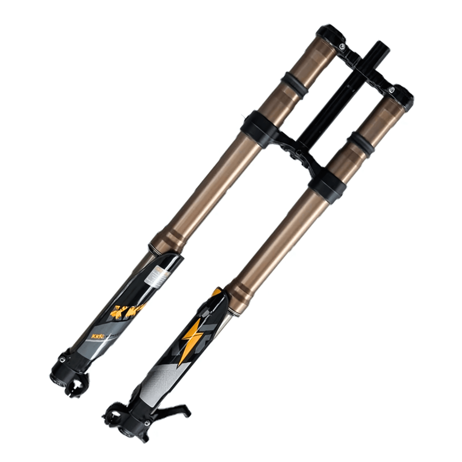 AL XE Pro Bronze Front Forks (Arctic Leopard XE Pro OEM) - Pinned Electric