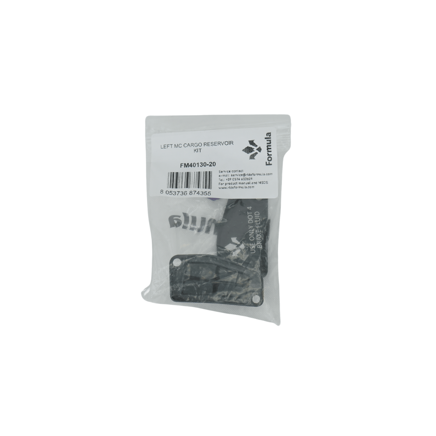Formula Emoto Brake Left Cargo Reservoir Cover - Pinned Electric