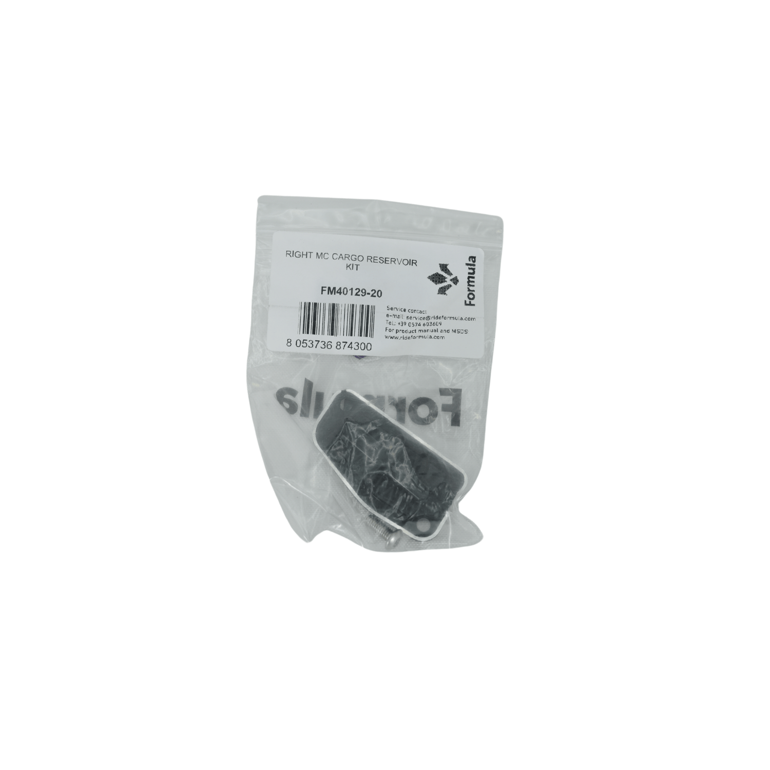 Formula Emoto Brake Right Cargo Reservoir Cover - Pinned Electric