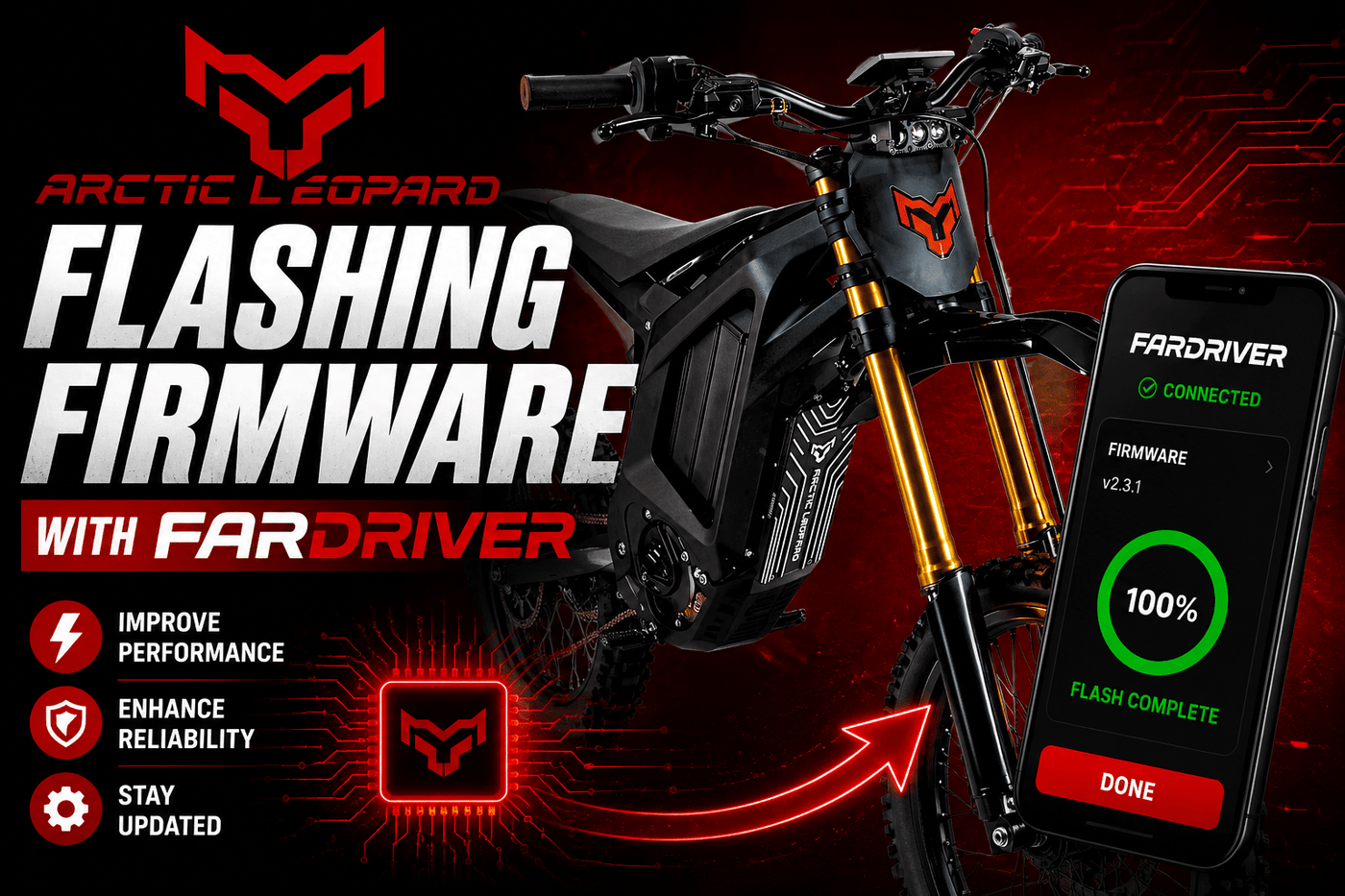 Arctic Leopard Flashing Firmware with FarDriver - Pinned Electric