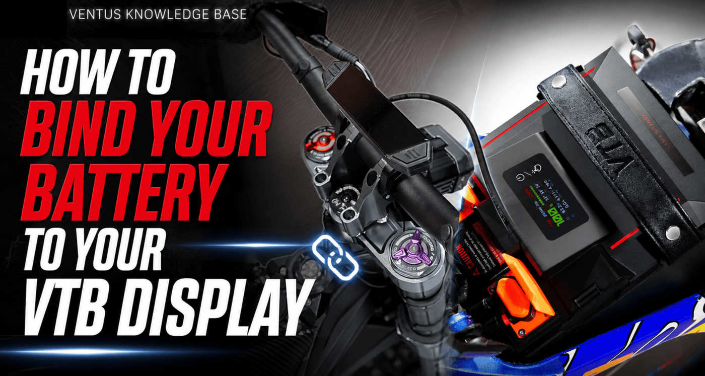 How To Bind Your Battery To Your VTB Display - Pinned Electric
