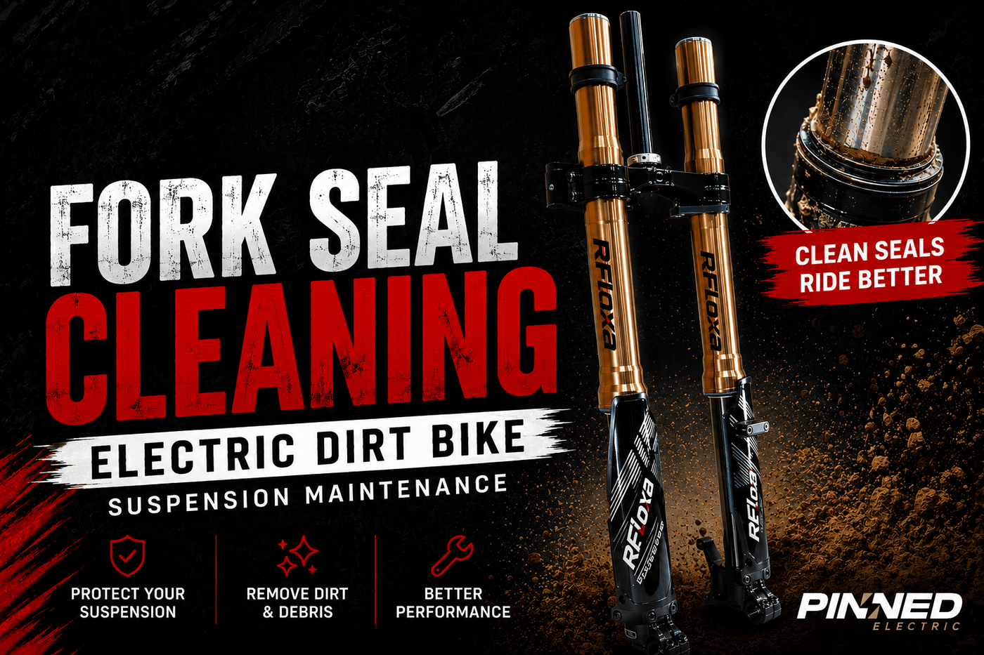 How to Clean Your Electric Dirt Bike Forks (Easy Maintenance) - Pinned Electric