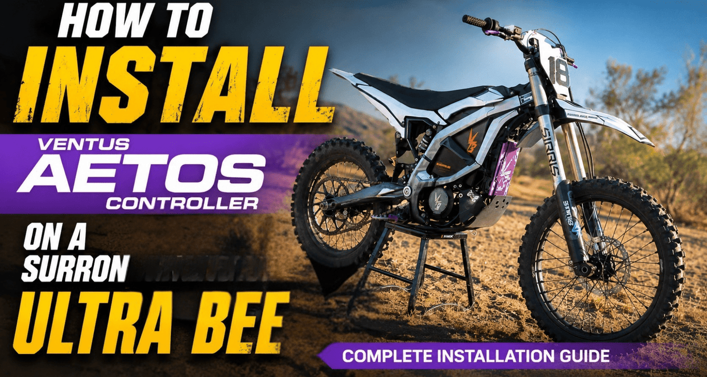 How to Install the Ventus Aetos Controller on a Surron Ultra Bee | Complete Installation Guide - Pinned Electric