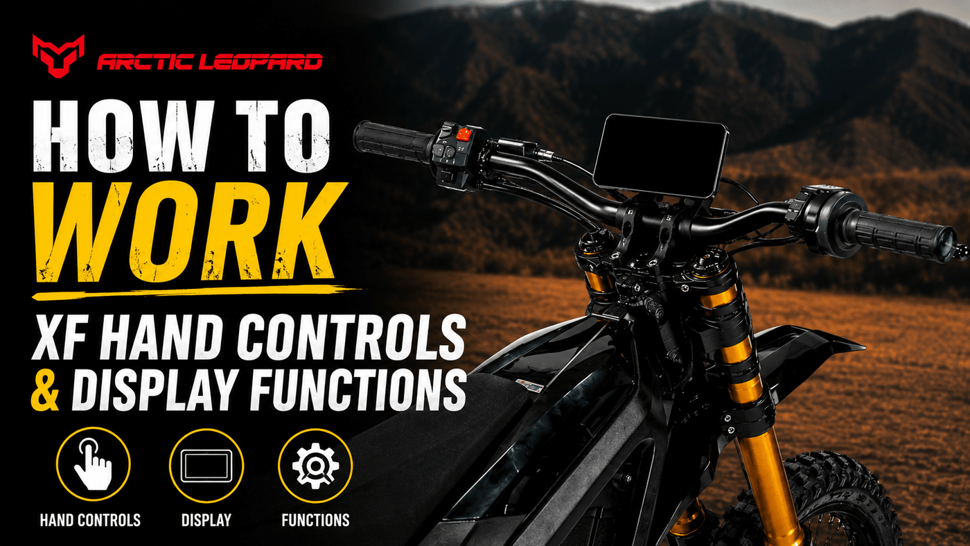 How to Work Arctic Leopard XF Hand Controls and Display Functions - Pinned Electric