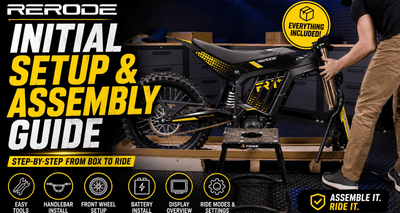 Rerode R1+ Knowledge Base: Initial Setup & Assembly Guide - Pinned Electric