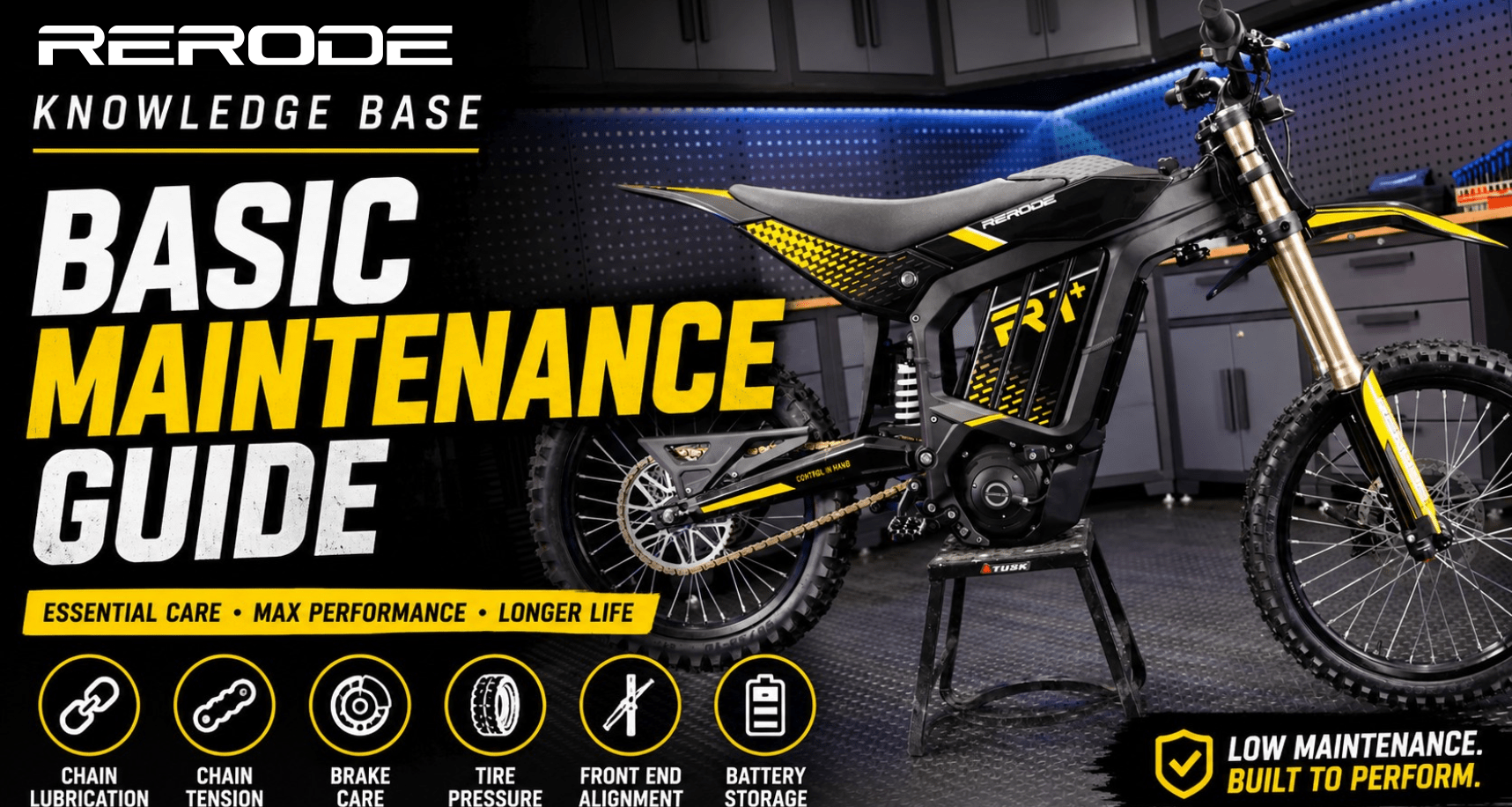 Rerode R1 & R1+ Knowledge Base: Basic Maintenance Guide - Pinned Electric