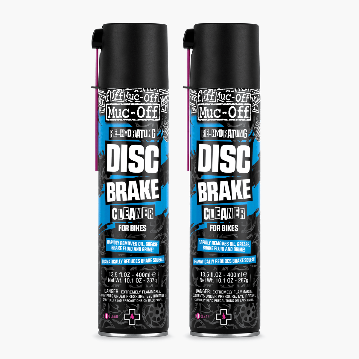 2x Disc Brake Cleaner - 13.5 fl oz - Pinned Electric