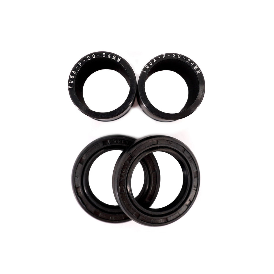 KKE Replacement Front Billet Bushing Spacers Kit Fit Surron Ultra Bee 2023-2025 Black