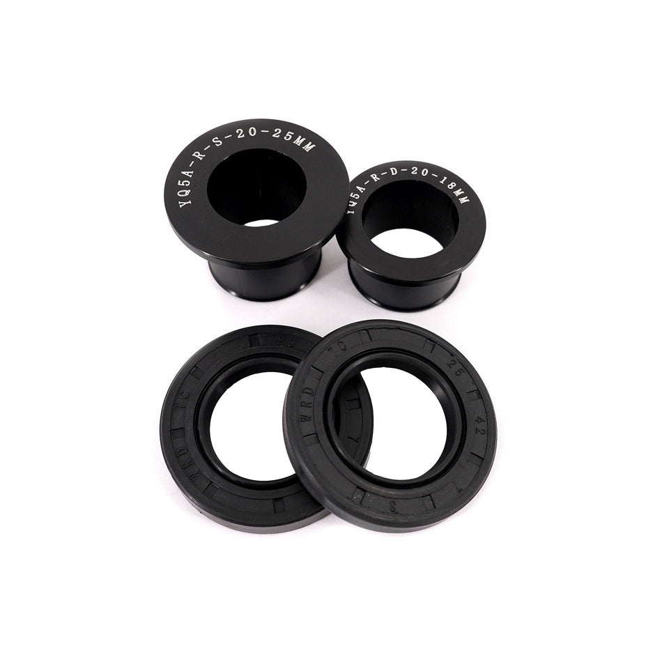 KKE Replacement Rear Billet Bushing Spacers Kit Fit Surron Ultra Bee 2023-2025 Black