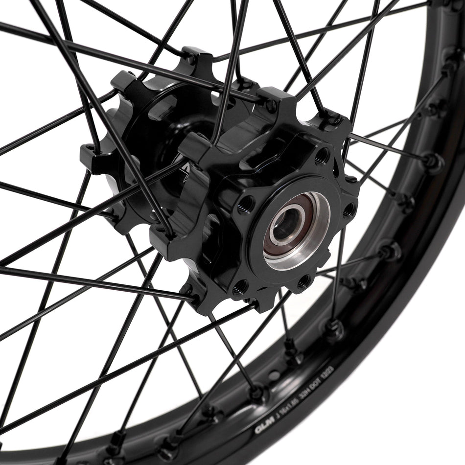 US Stock KKE 1.85*16" All-black Rear Rims Fit Talaria Sting MX3 / Talaria Sting R MX4 E-bike Wheels
