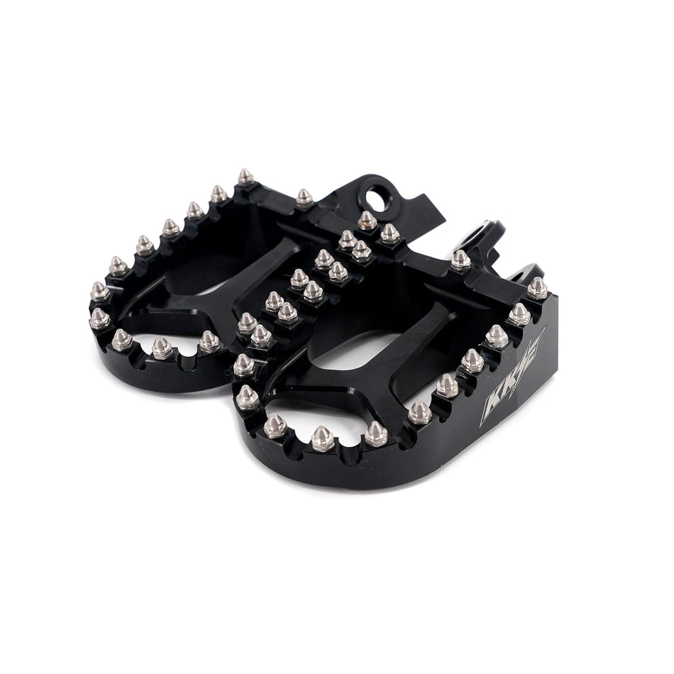KKE Footpegs Billet Foot Rest For Rawrr Mantis, Mantis X, Red and Black (Collective)