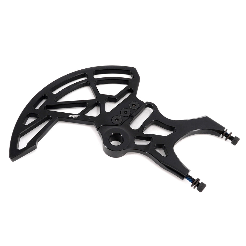 KKE Aluminum Rear Brake Disc Guard Fit Rawrr Mantis, Mantis X Red and Black (Collective)