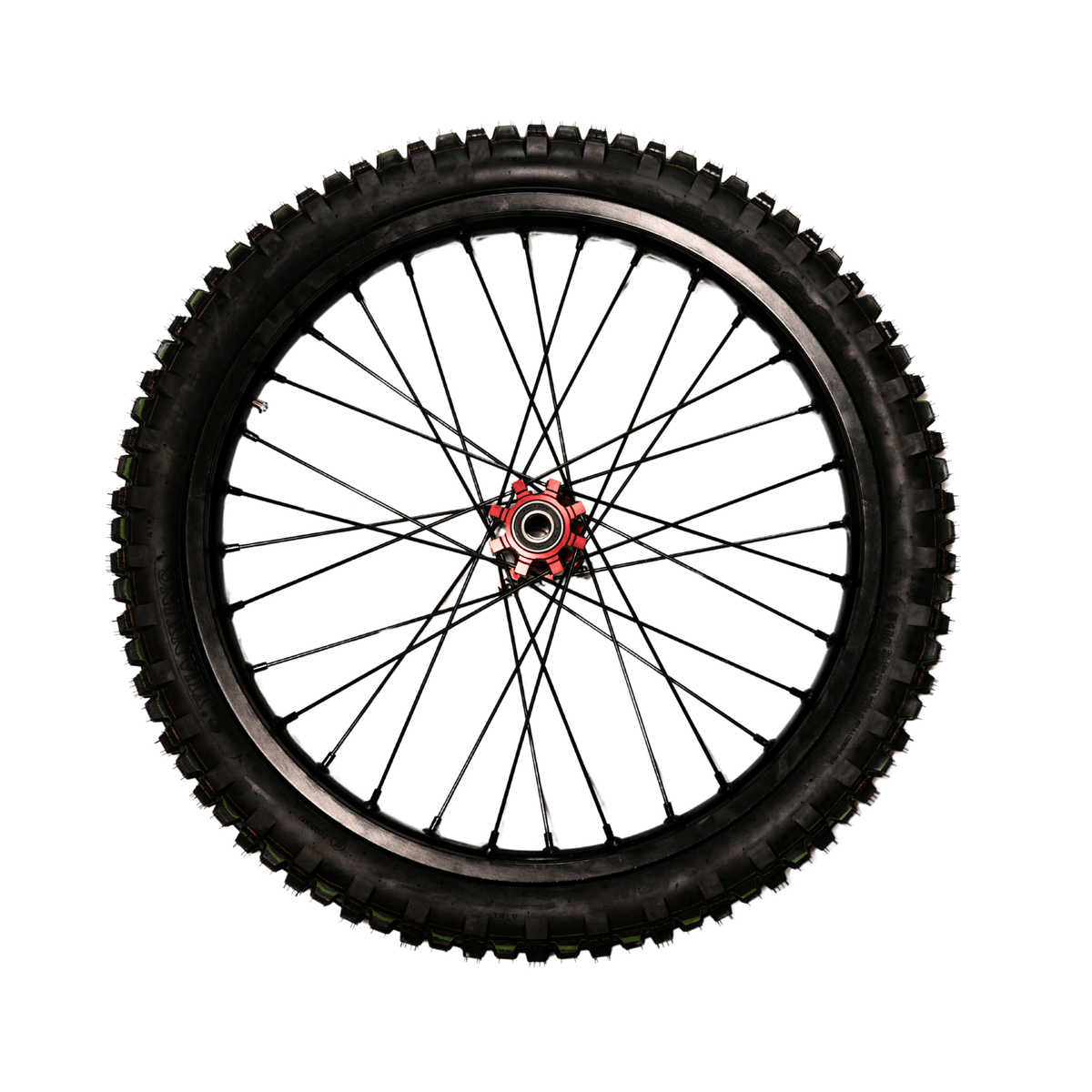 AL EX 21" Front Wheel and Tire (Arctic Leopard EX OEM) - Pinned Electric
