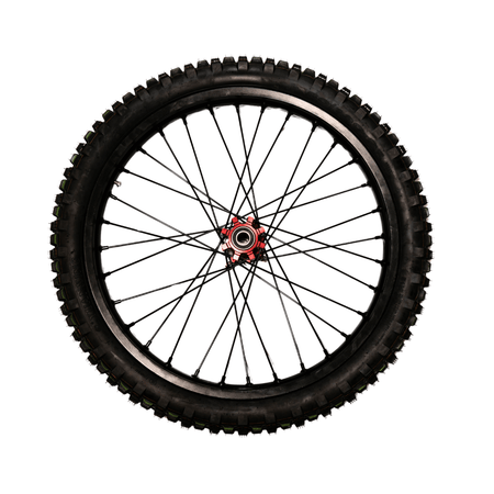 AL EX 21" Front Wheel and Tire (Arctic Leopard EX OEM) - Pinned Electric