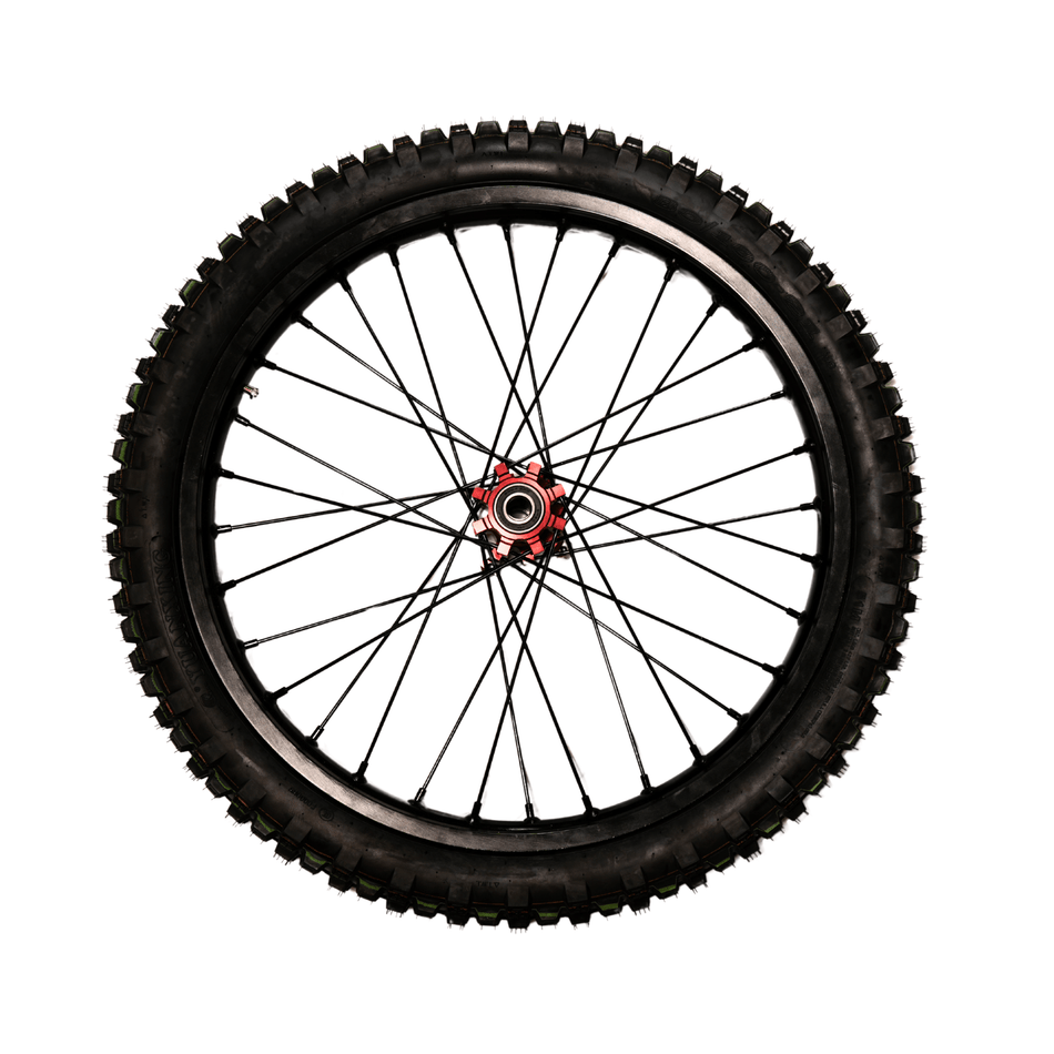 AL EX 21" Front Wheel and Tire (Arctic Leopard EX OEM) - Pinned Electric