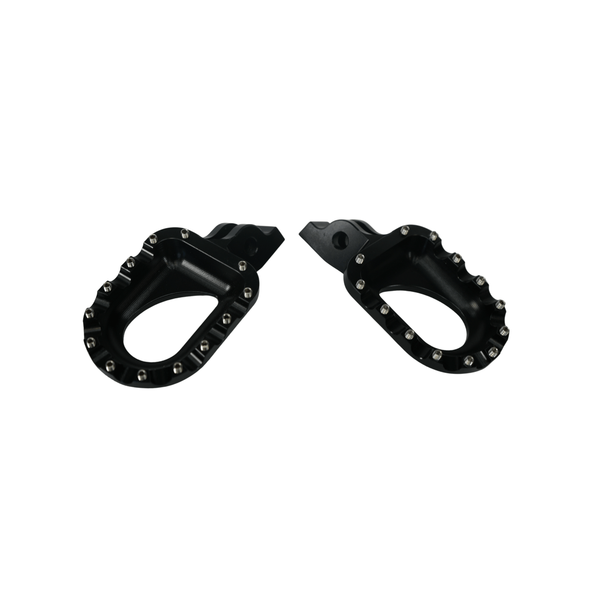 AL EX Black Footpegs (Arctic Leopard OEM) - Pinned Electric