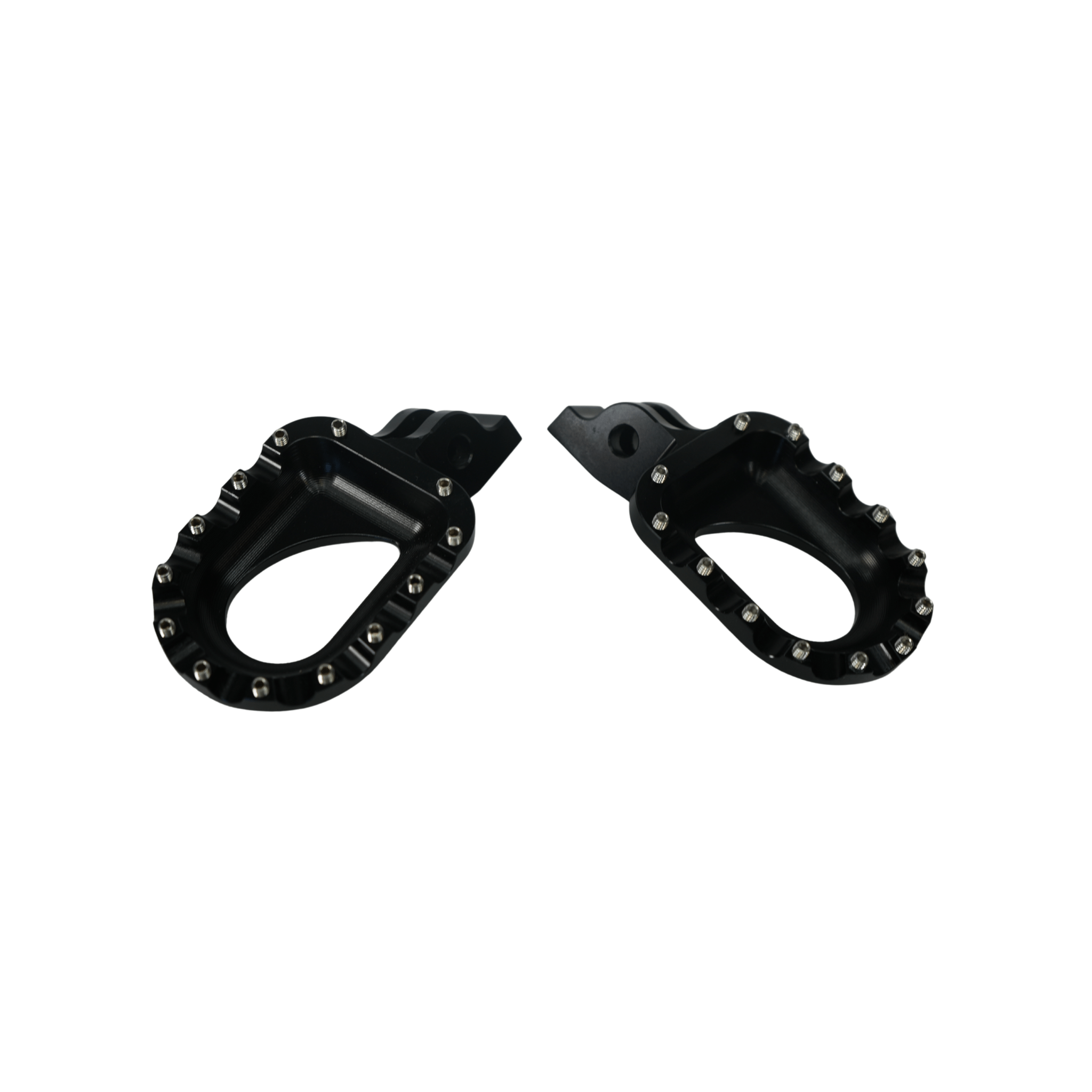 AL EX Black Footpegs (Arctic Leopard OEM) - Pinned Electric