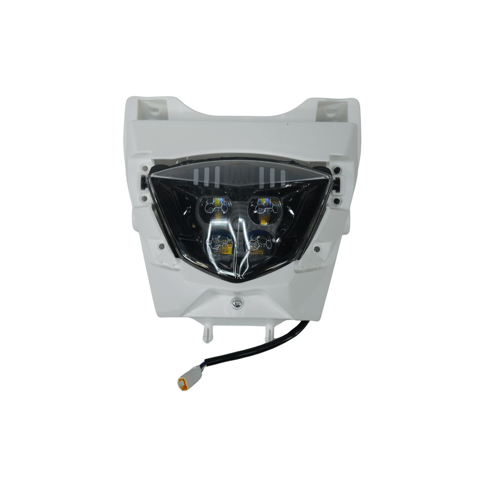 AL EX White Headlight (Arctic Leopard OEM) - Pinned Electric