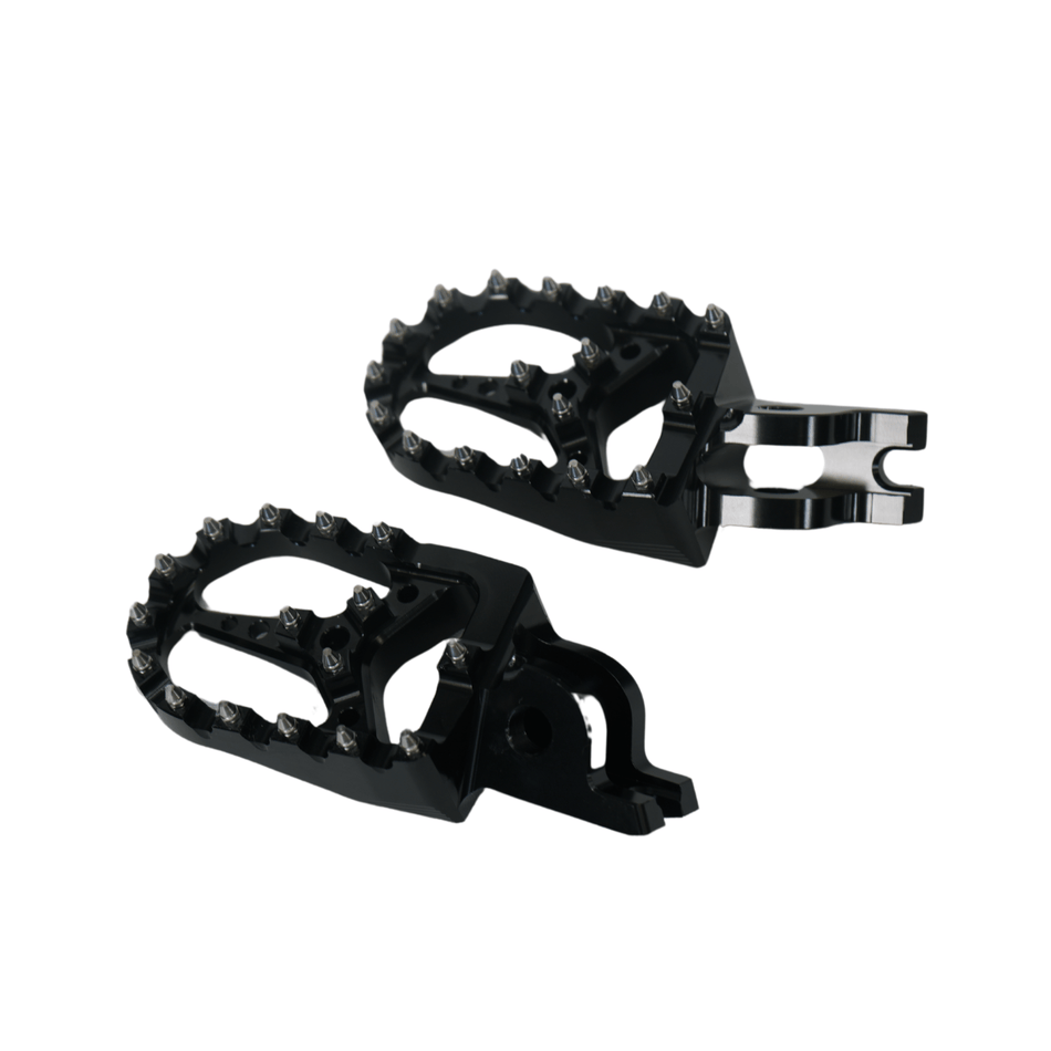 AL EXE Footpegs (Arctic Leopard OEM) - Pinned Electric