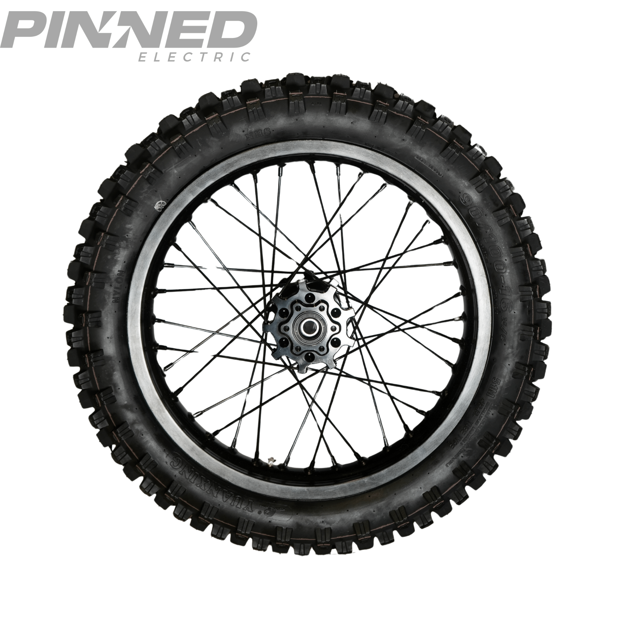 AL XE Pro 16" Rear Wheel and Dirt Tires (Arctic Leopard XE Pro OEM) - Pinned Electric