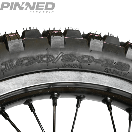 AL XE Pro 18" Rear Wheel and Dirt Tires (Arctic Leopard XE Pro OEM) - Pinned Electric