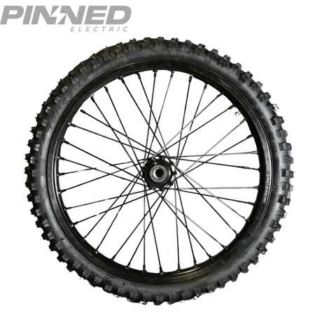AL XE Pro 19" Front Wheel and Dirt Tires (Arctic Leopard XE Pro OEM) - Pinned Electric