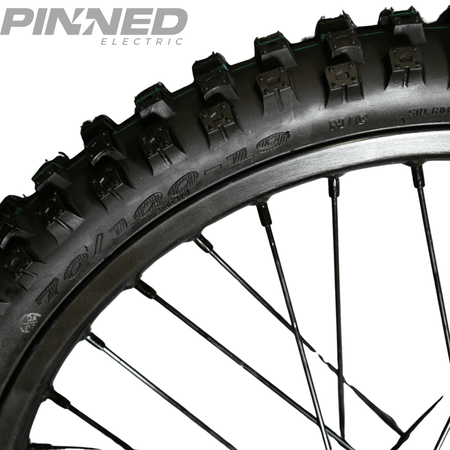 AL XE Pro 19" Front Wheel and Dirt Tires (Arctic Leopard XE Pro OEM) - Pinned Electric