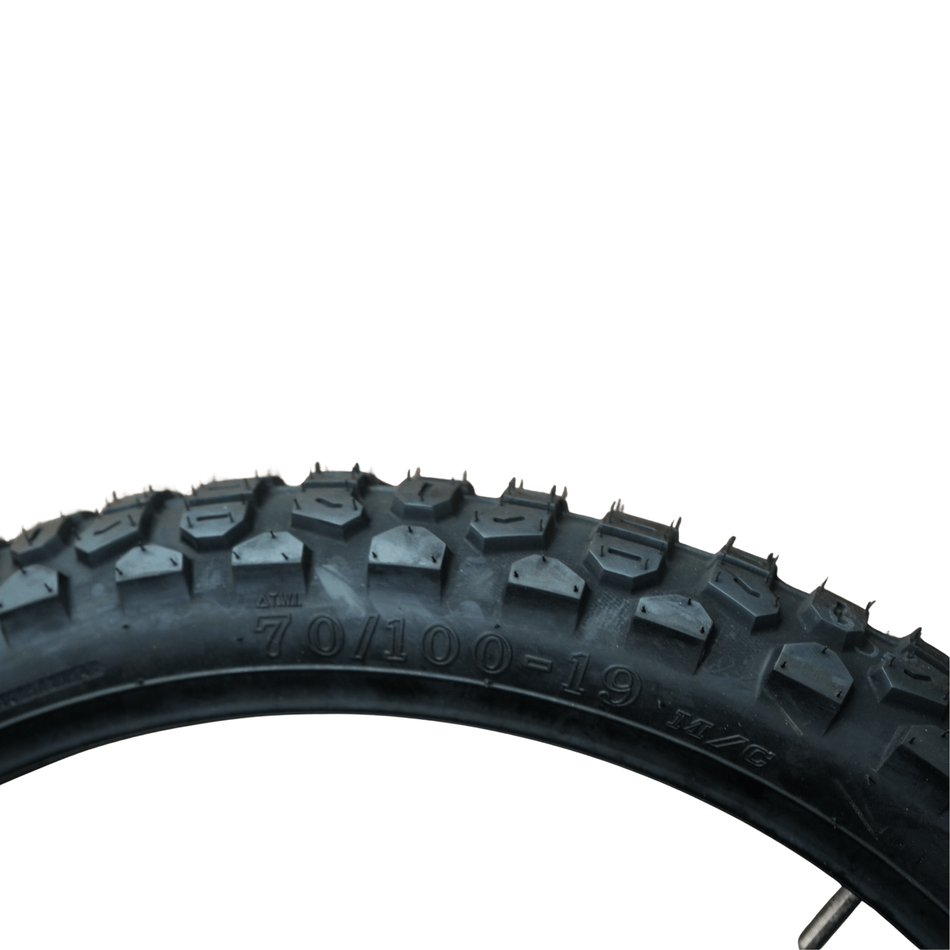 AL XE Pro 19" Front Wheel Tire Dual Sport (Arctic Leopard XE Pro OEM) - Pinned Electric
