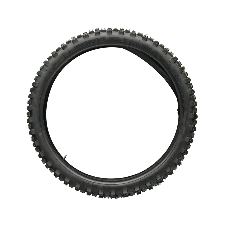 AL XE Pro 21" Front Tire and Tube (Arctic Leopard XE Pro OEM) - Pinned Electric