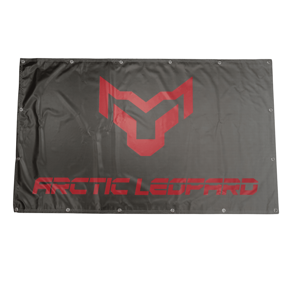 Arctic Leopard Banner - Pinned Electric