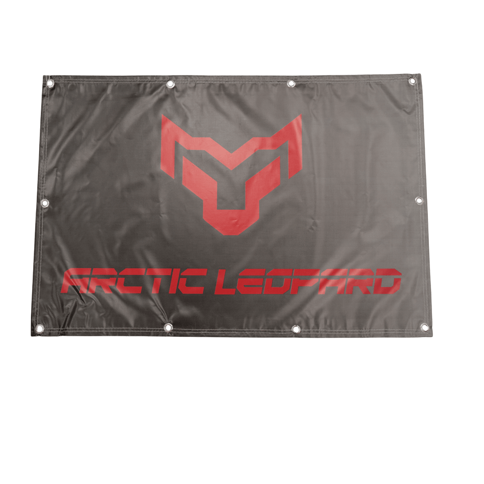 Arctic Leopard Banner - Pinned Electric
