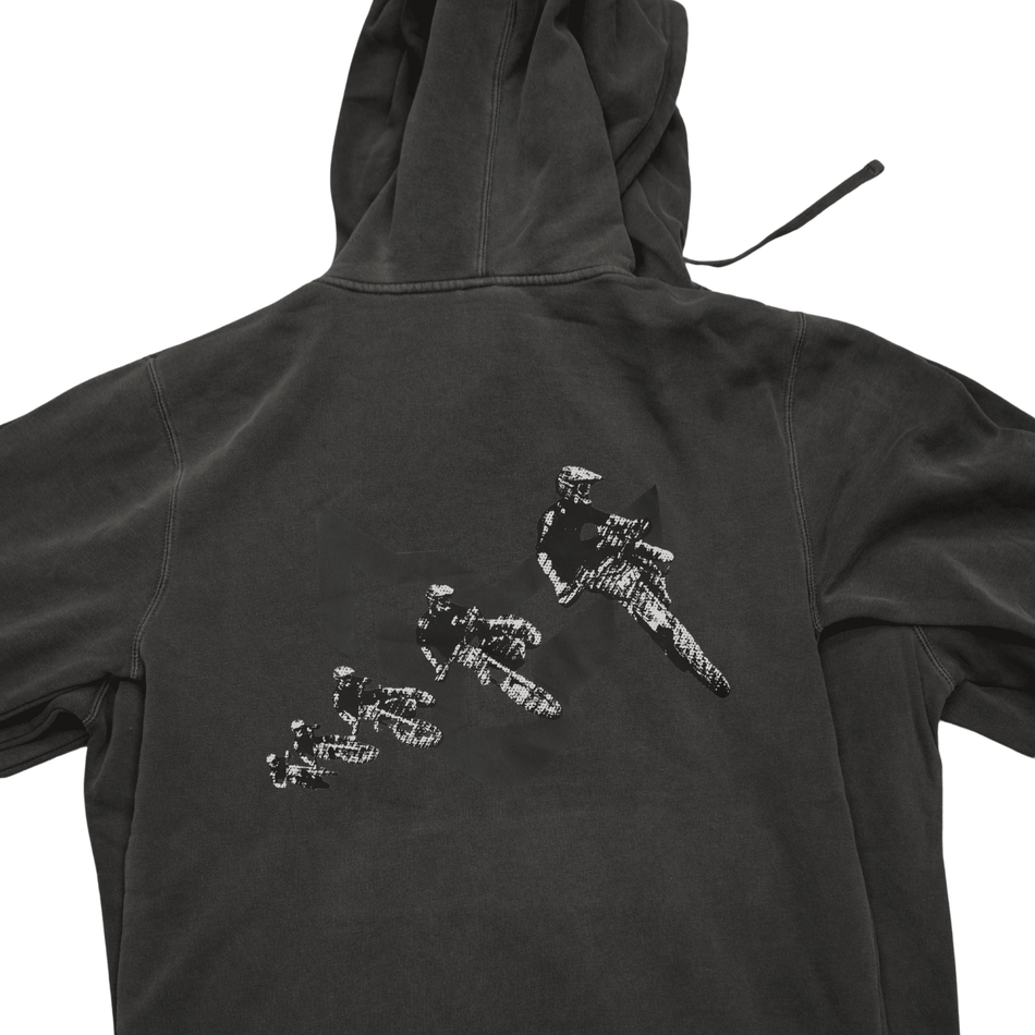 Arctic Leopard Hoodie - Pinned Electric