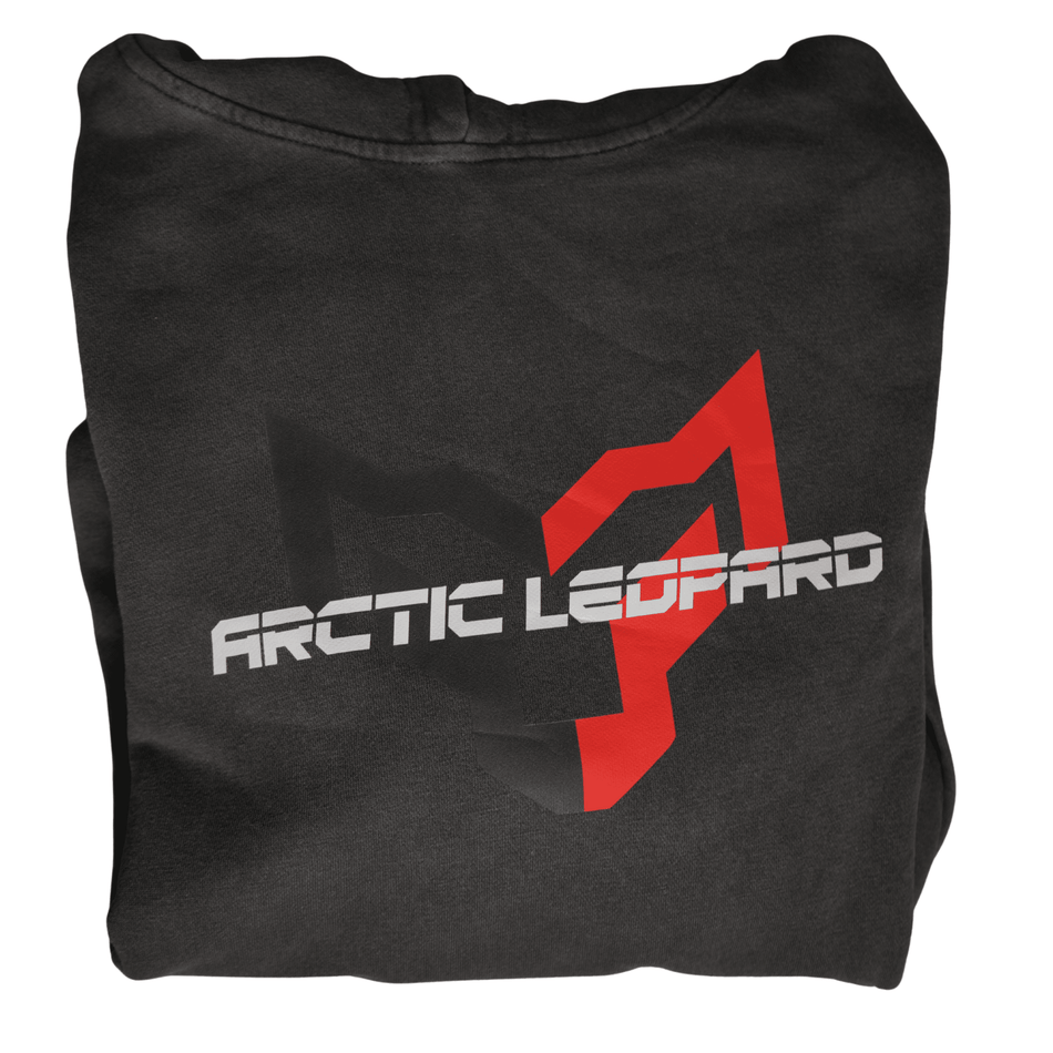 Arctic Leopard Hoodie - Pinned Electric