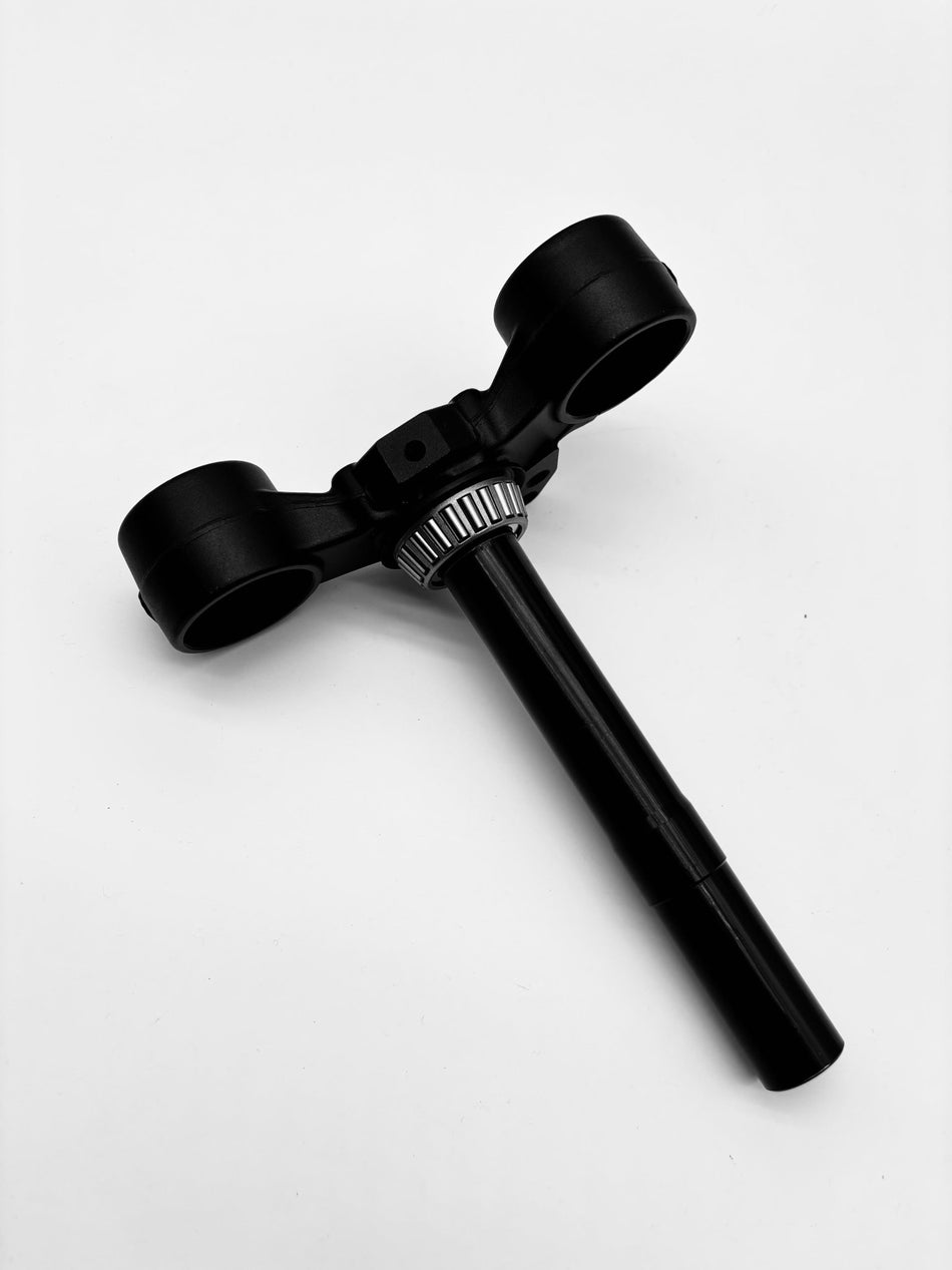 Arctic Leopard XE Lower Triple Clamp – Black (OEM) - Pinned Electric