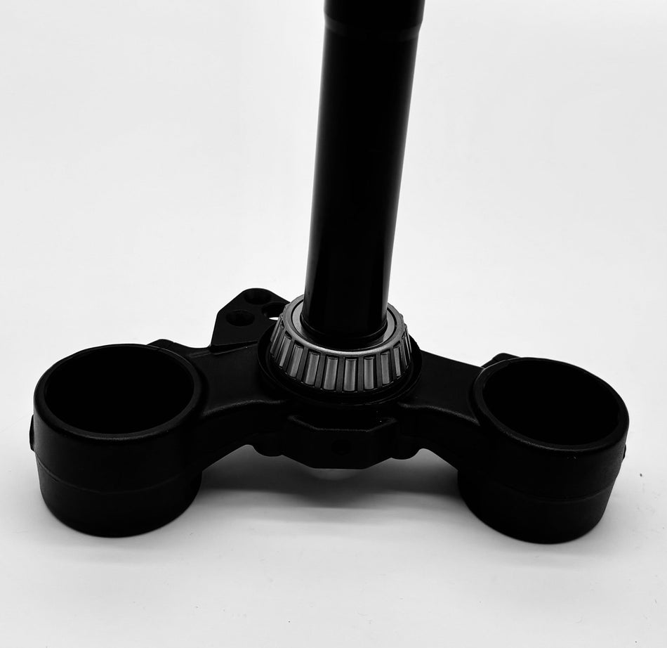 Arctic Leopard XE Lower Triple Clamp – Black (OEM) - Pinned Electric