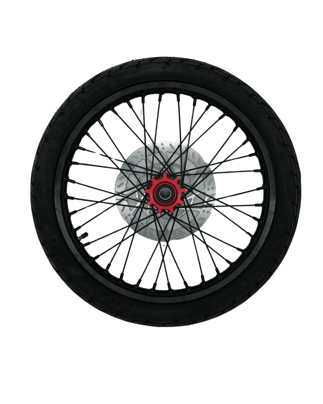 Arctic Leopard XE Pro 17" Front and 16" Rear Supermoto Wheel and Tire Set (AL XE OEM) - Pinned Electric
