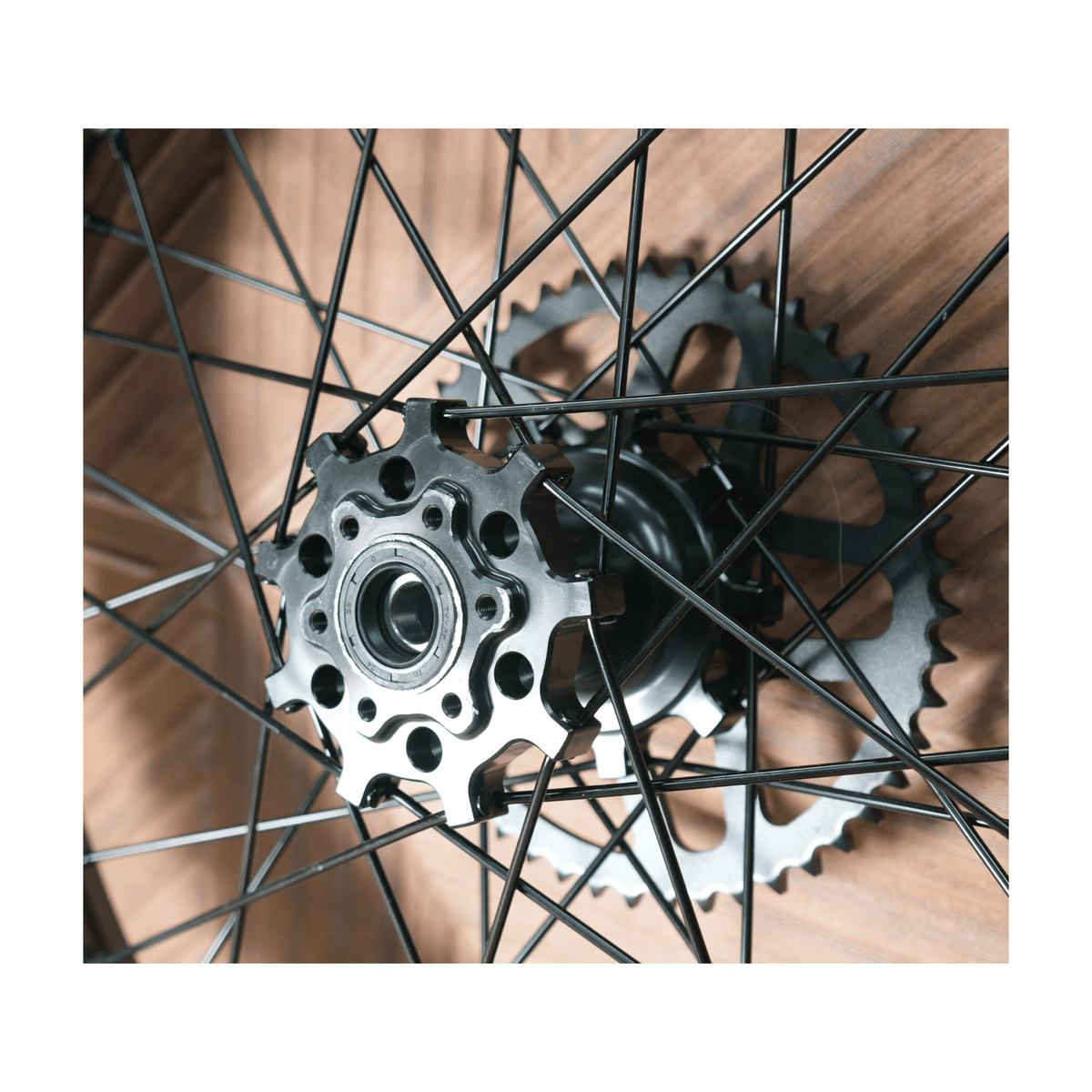 Arctic Leopard XE Pro S Enduro and Pro R 18" Rear Wheel Set (Minor Shipping Damage!) - Pinned Electric