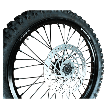 Arctic Leopard XF 17" Front Wheel Set (AL OEM) - Pinned Electric