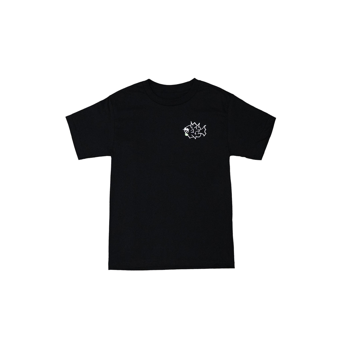 Black Beefy Tee - Pinned Electric