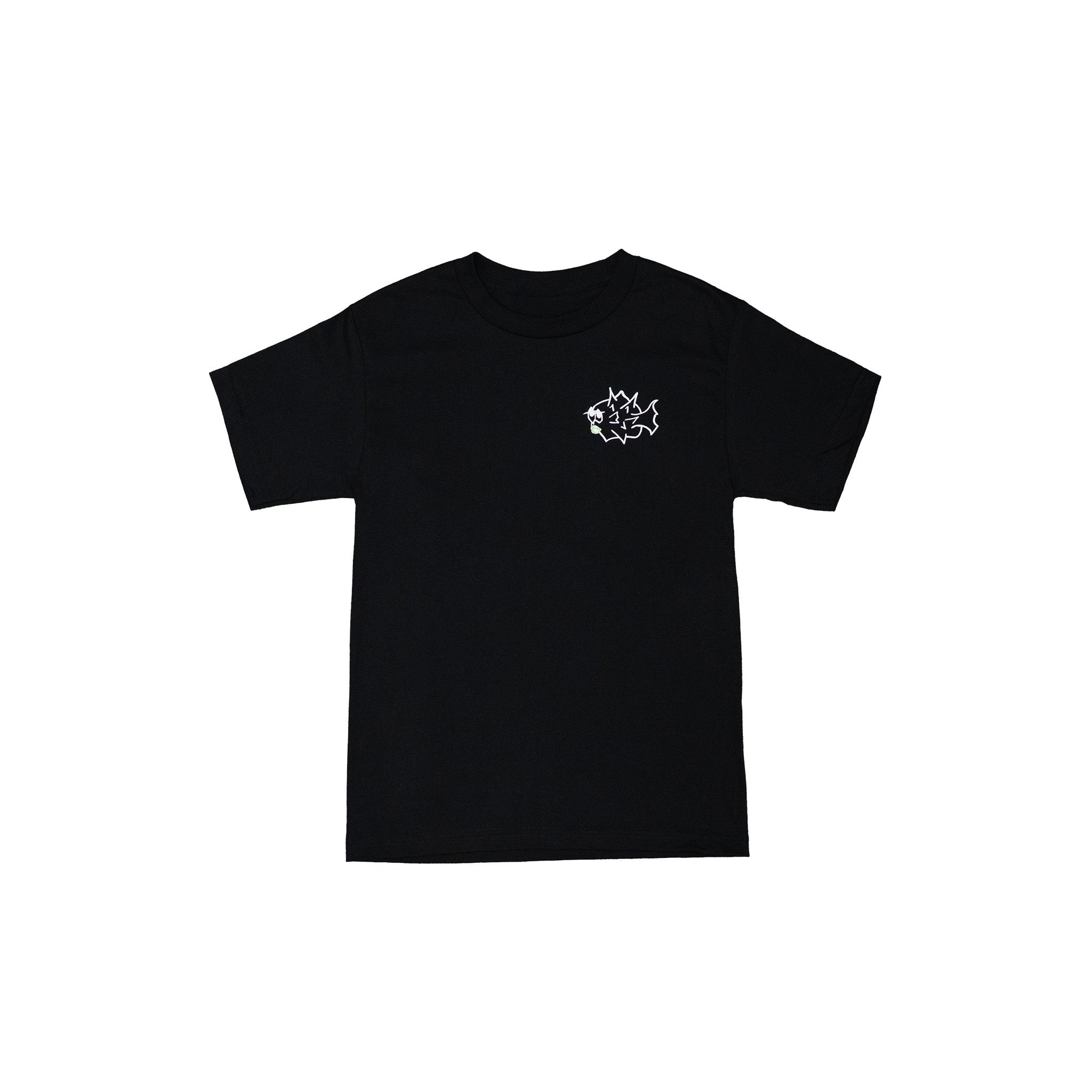 Black Beefy Tee - Pinned Electric