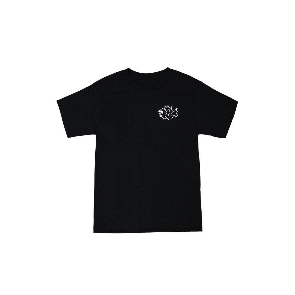 Black Beefy Tee - Pinned Electric