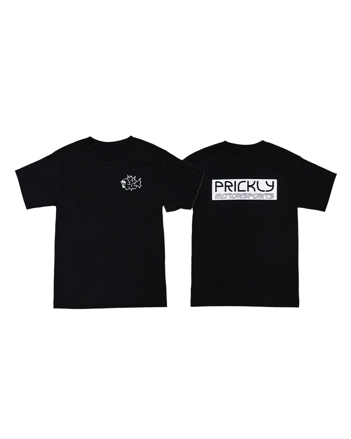 Black Beefy Tee - Pinned Electric