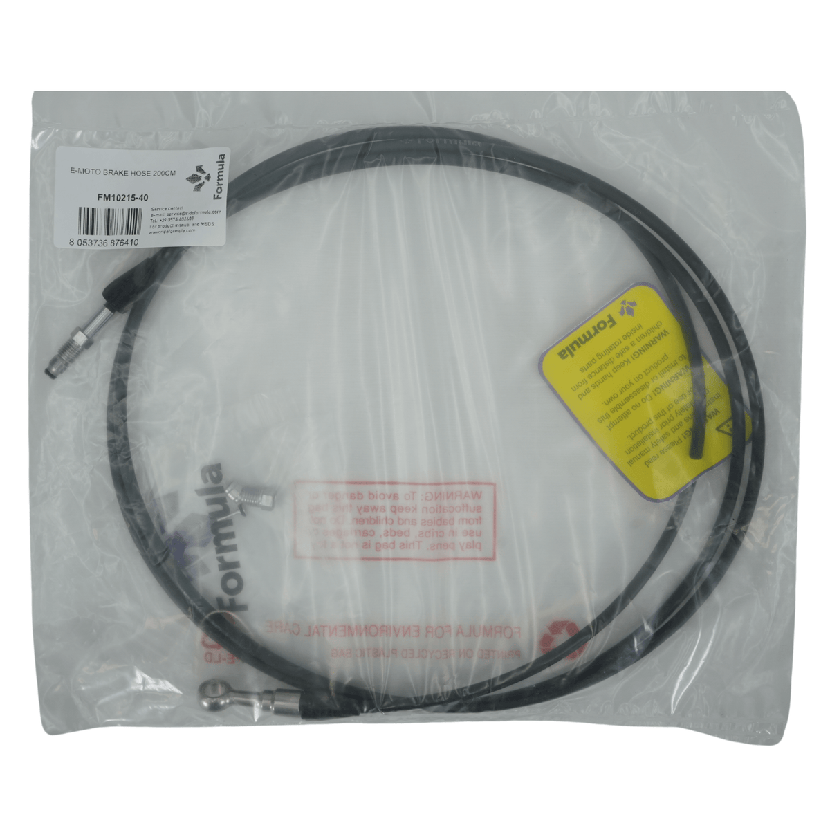 Formula Brake Hose Full Length (Light Emoto) - Pinned Electric