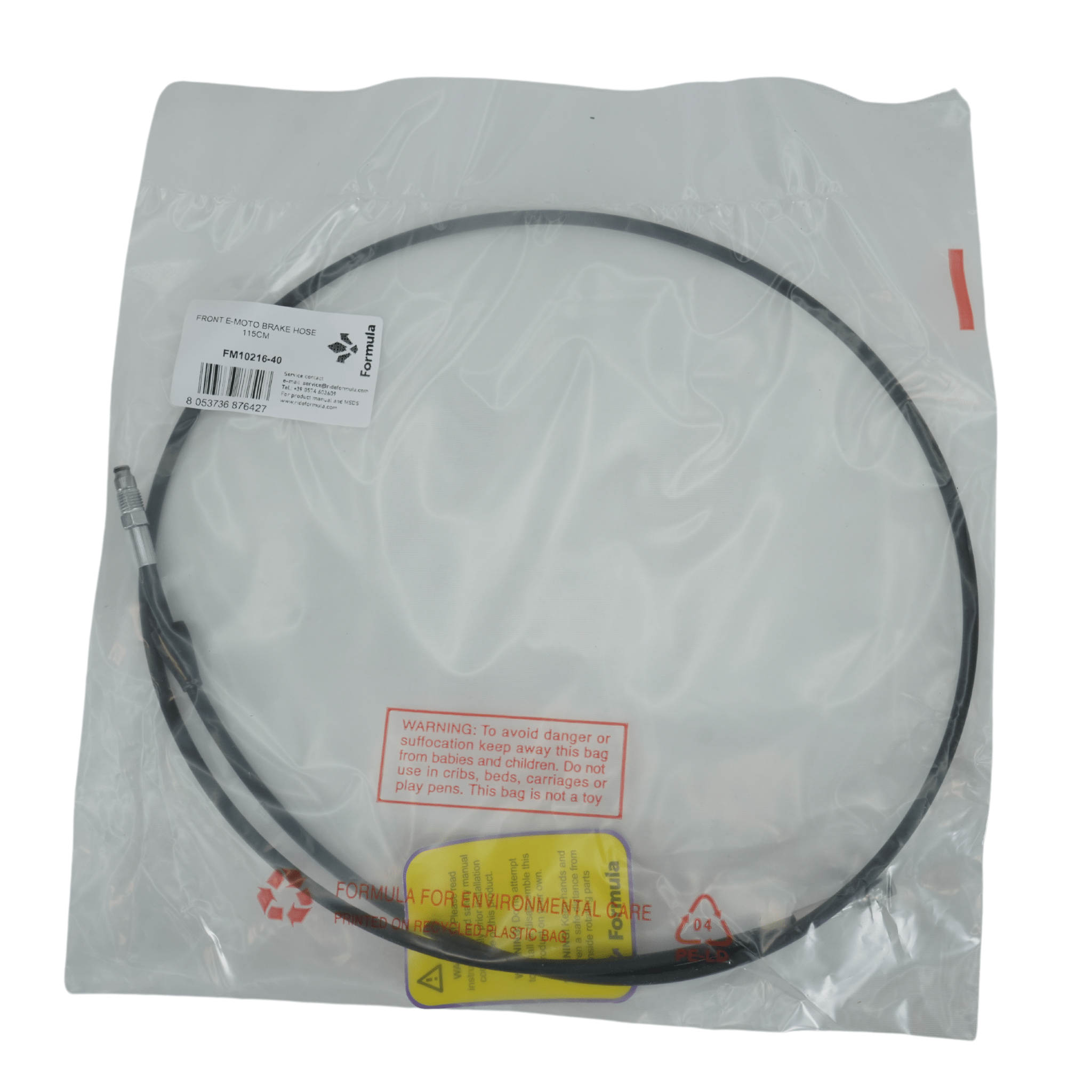 Formula Front Brake Hose (Light Emoto) - Pinned Electric