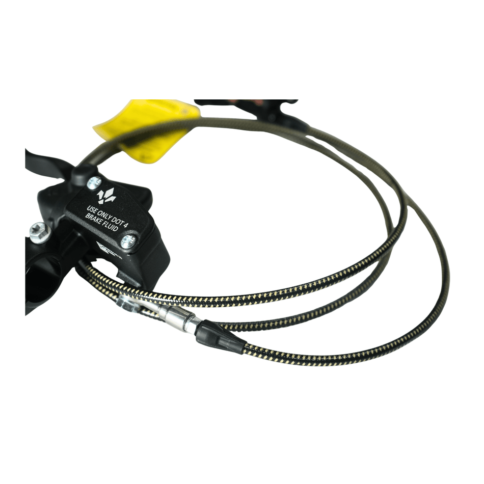 Formula Kevlar Rear Brake Hose (Light Emoto) - Pinned Electric