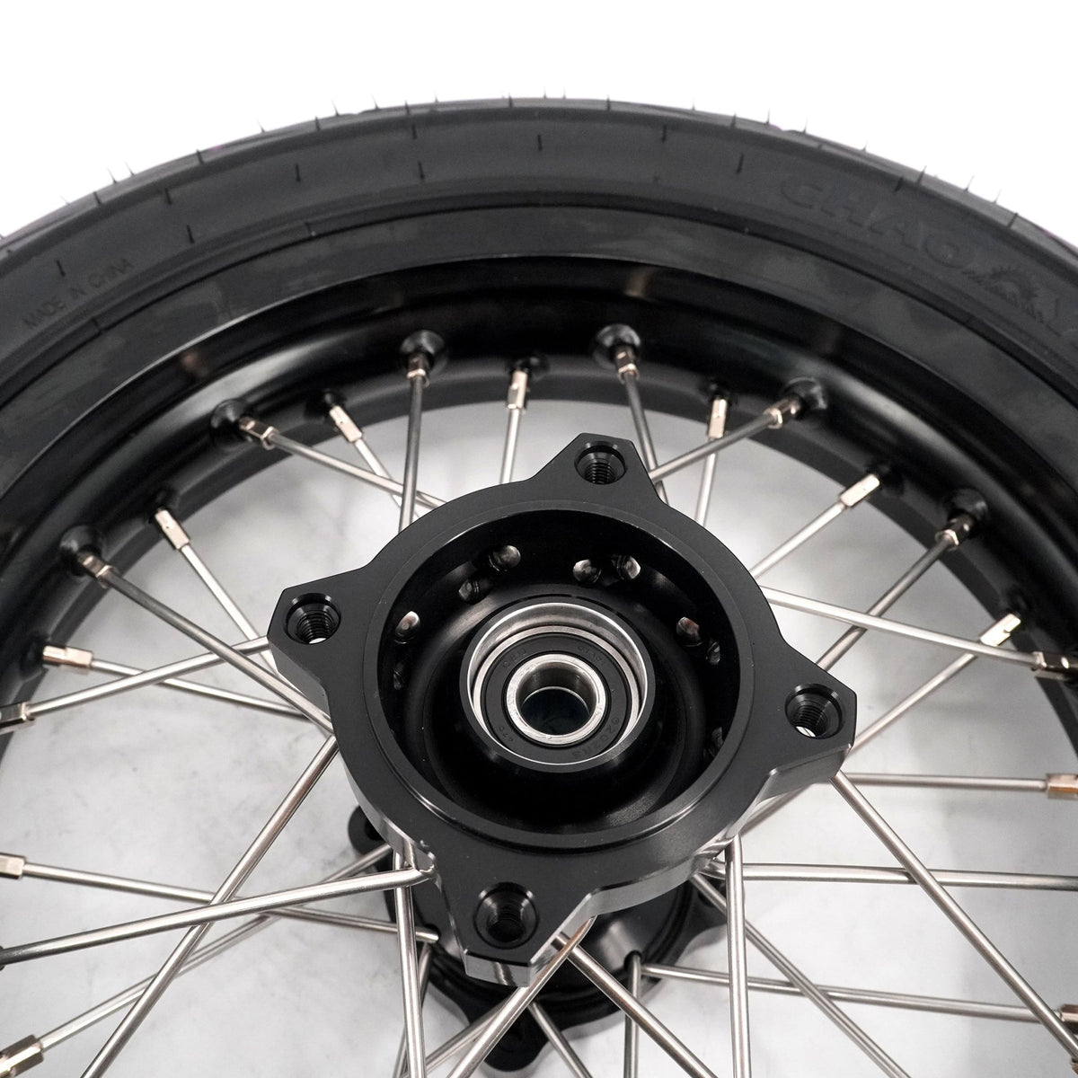 KKE 1.85*12'' & 2.15*12'' E-Bike Mini Wheels Kit with Tires Fit For Rawrr Mantis Mini 2024, Mini R/R17 2025-2026 Black - Pinned Electric