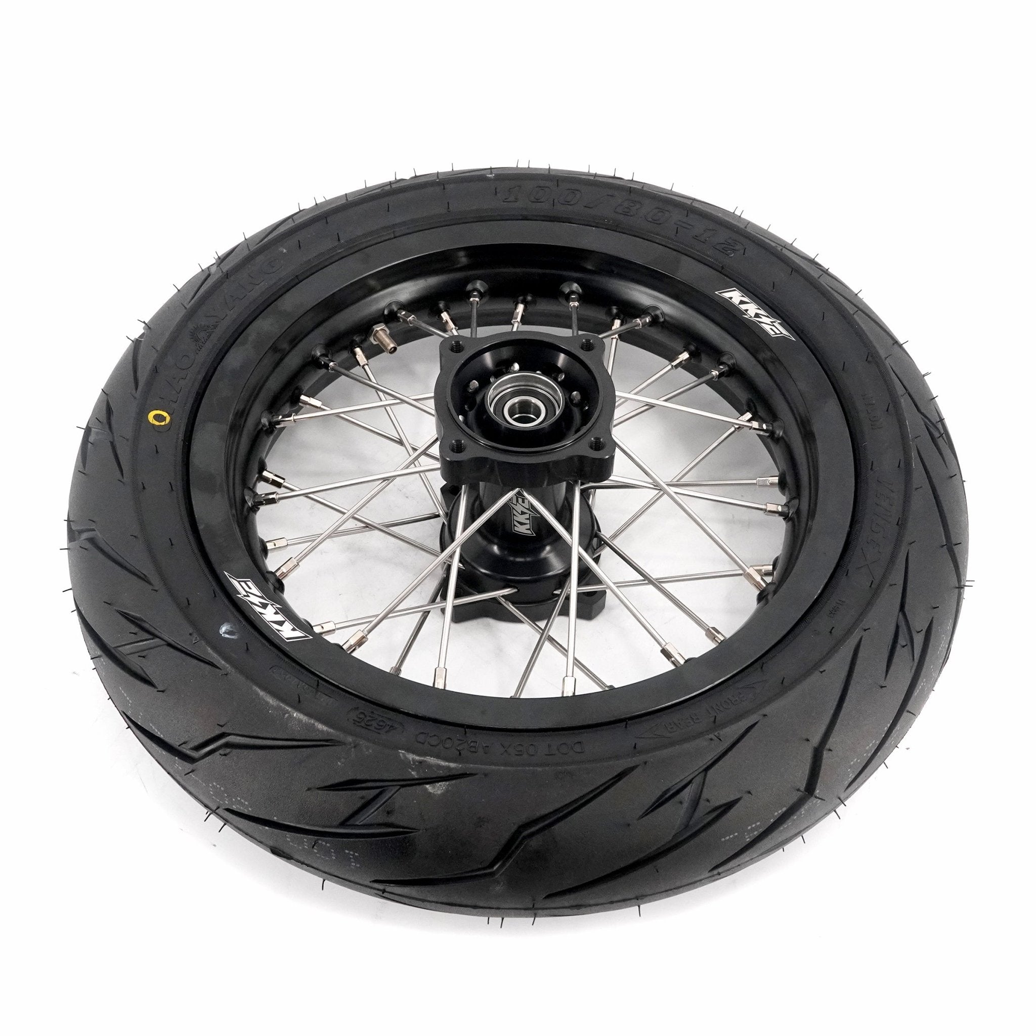 KKE 1.85*12'' & 2.15*12'' E-Bike Mini Wheels Kit with Tires Fit For Rawrr Mantis Mini 2024, Mini R/R17 2025-2026 Black - Pinned Electric