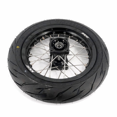 KKE 1.85*12'' & 2.15*12'' E-Bike Mini Wheels Kit with Tires Fit For Rawrr Mantis Mini 2024, Mini R/R17 2025-2026 Black - Pinned Electric