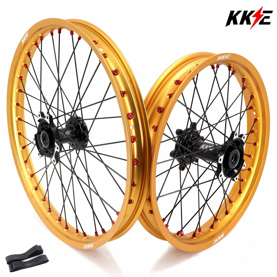 KKE 21" 18" E - Motor Wheels Rims Fit Surron Ultra Bee - Pinned Electric