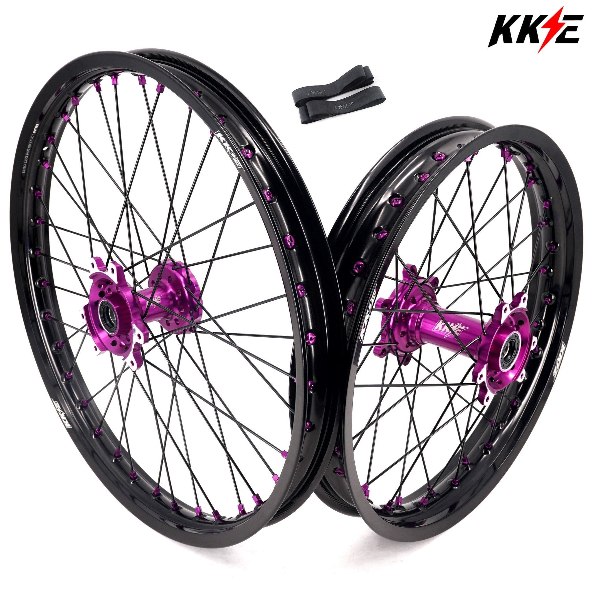 KKE 21" 18" E - Motor Wheels Rims Fit Surron Ultra Bee - Pinned Electric